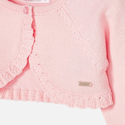 Cardigan corto manica lunga in tricot  Mayoral