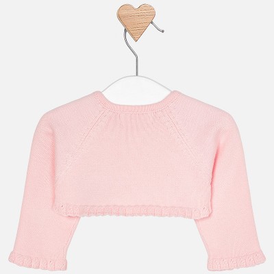 Cardigan corto manica lunga in tricot  Mayoral