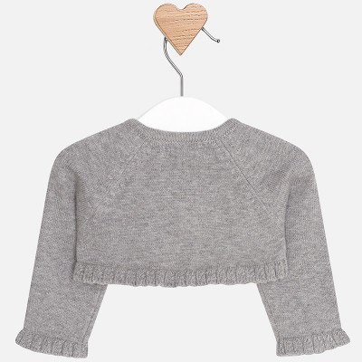 Cardigan corto manica lunga in tricot  Mayoral