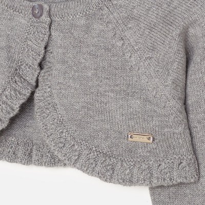 Cardigan corto manica lunga in tricot  Mayoral