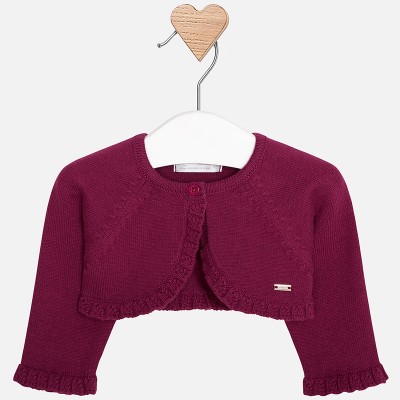 Cardigan corto manica lunga in tricot  Mayoral