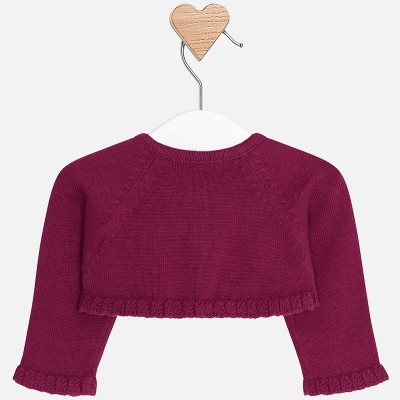 Cardigan corto manica lunga in tricot  Mayoral