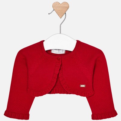 Cardigan corto manica lunga in tricot  Mayoral