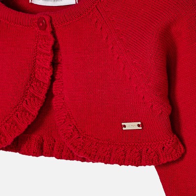 Cardigan corto manica lunga in tricot  Mayoral