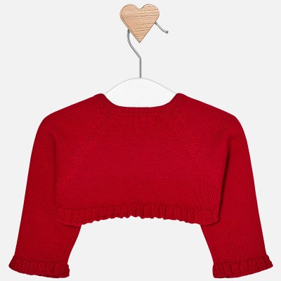 Cardigan corto manica lunga in tricot  Mayoral