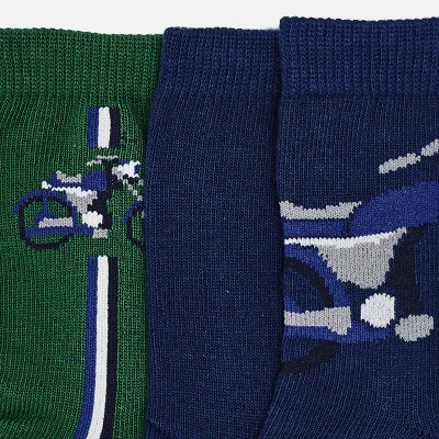 Set 3 calze liscio e jacquard bambino Mayoral